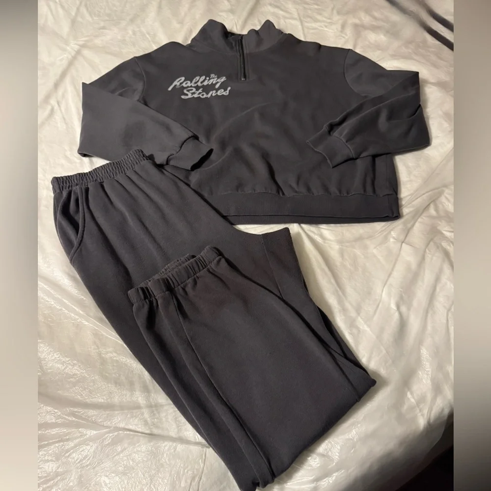 Rolling Stones sweatpants sweatshirt set - Picture 8 of 9